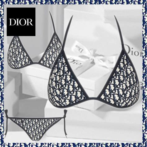 dior bikini 1:1|Dior swimsuit tops.